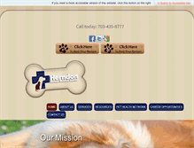 Tablet Screenshot of herndonveterinary.com
